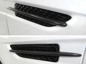 Mercedes Benz SLK Fender Grill Frame Trim Kit - Carbon Fiber - R172
